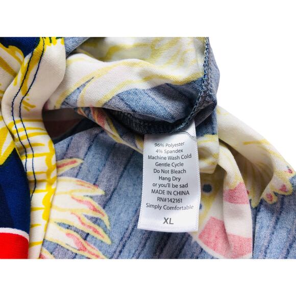 Lot of 2 Womens T-Shirts NWT Patriotic Red White Blue Flag Eagle Americana USA - Picture 11 of 13